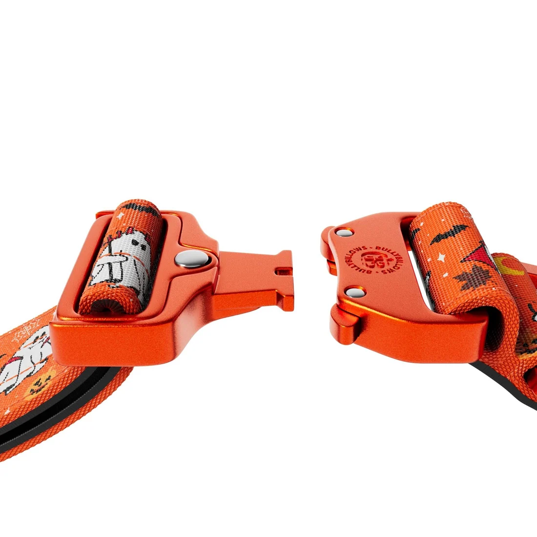 Collier Halloween Orange pour Chien 4 cm Lighter Combat® BooBillows – BullyBillows – Image 3