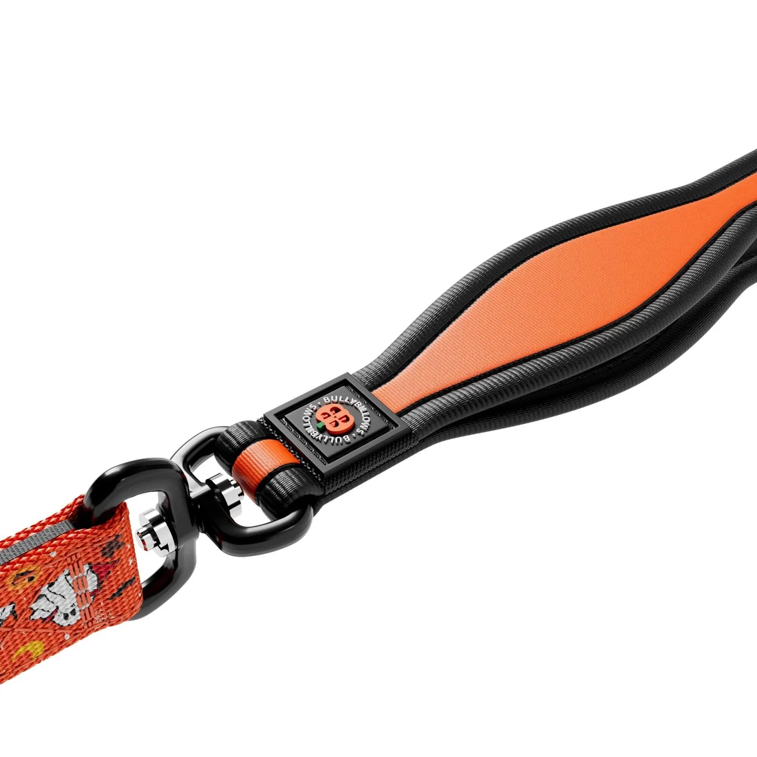 Laisse Halloween Orange pour Chien 1,2 m Lighter Swivel Combat® BooBillows – BullyBillows – Image 3