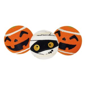Fright Tennis – Lot de 3 Balles Halloween pour Chien – Croci